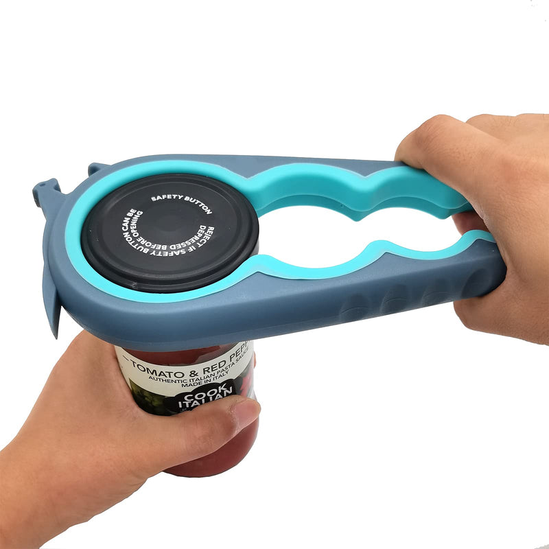 [Australia] - Jar Opener Bottle Opener and Ring Pull Can Opener for Weak Hands Arthritis Hands, Elderly and Children 