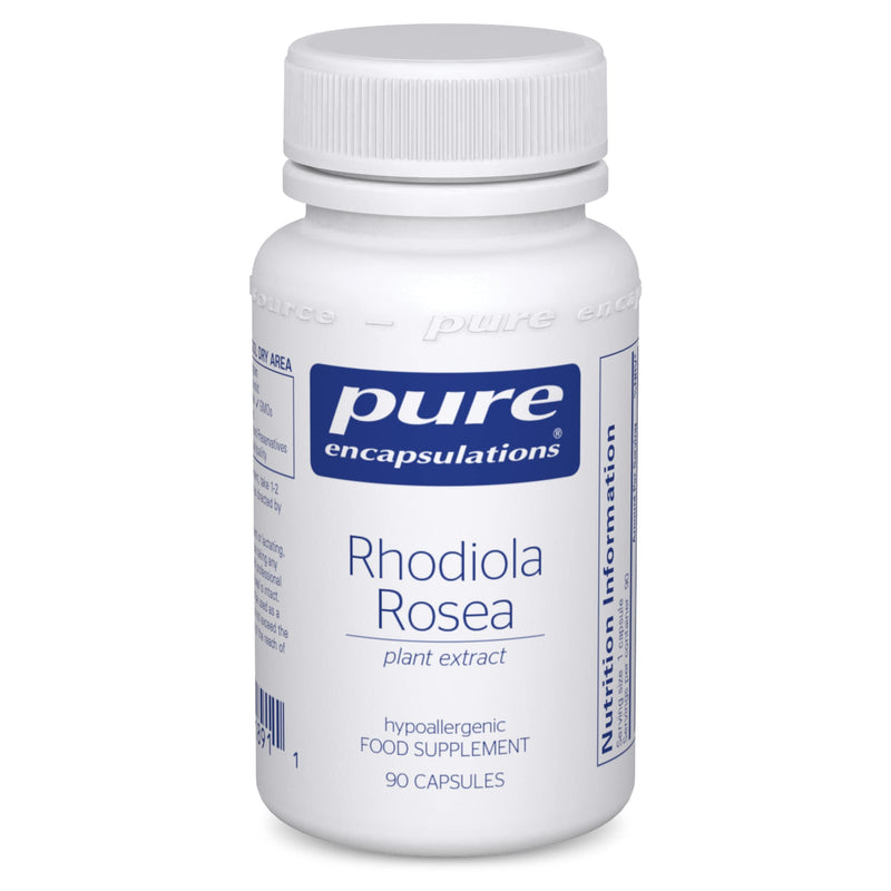 [Australia] - Pure Encapsulations - Rhodiola Rosea 100mg - Rhodiola Extract Supplement for Stress Relief & Menopause Health - 90 Vegetarian Capsules 