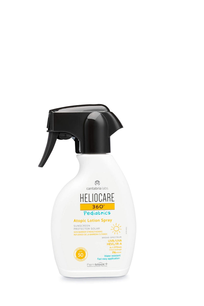 [Australia] - Heliocare 360¬∞ Pediatrics Atopic Lotion Body Spray - 250ml | Kids Sun Spray for Body | UVA UVB Visible Light Infrared-A Sun Protection | For Children's Sensitive Skin | Supercharged with Antioxidants 