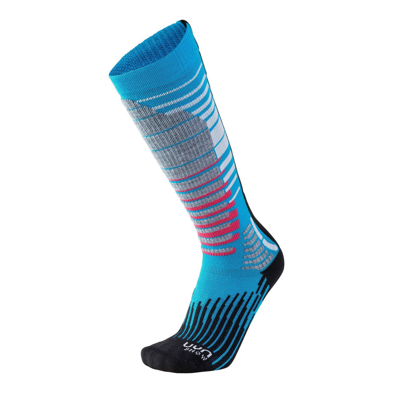 [Australia] - UYN Women's Uyn Lady Ski Snowboard Socks Socks 37-38 Turquoise/Black 