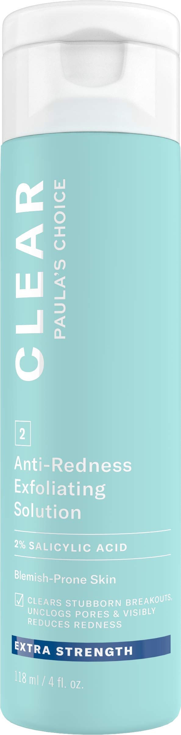 [Australia] - Paula's Choice Clear Extra Strength 2% BHA Exfoliant - Liquid Exfoliator Fights Breakouts, Blackheads & Enlarged Pores - with Salicylic Acid - Combination to Oily Skin - 118 ml 
