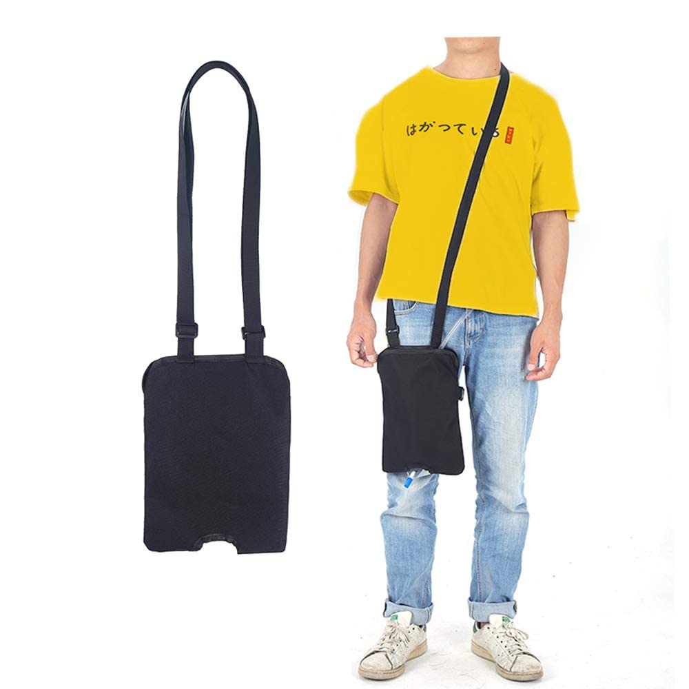[Australia] - Catheter Leg Bag Stabilization Device Urinary Drainage Foley Catheter Bag Holder (1000 Ml) with Adjustable Shoulder Strap for Home,Travel,Wheelchair,Bed 1500ml 