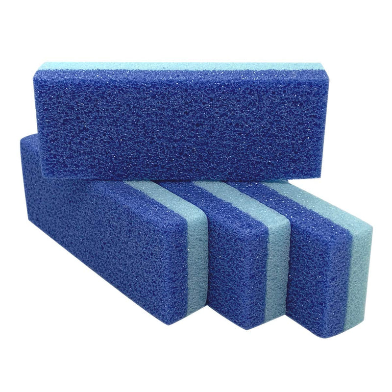 [Australia] - Foot Pumice Stone for Feet Hard Skin Callus Remover and Scrubber (Pack of 4) (Blue) 
