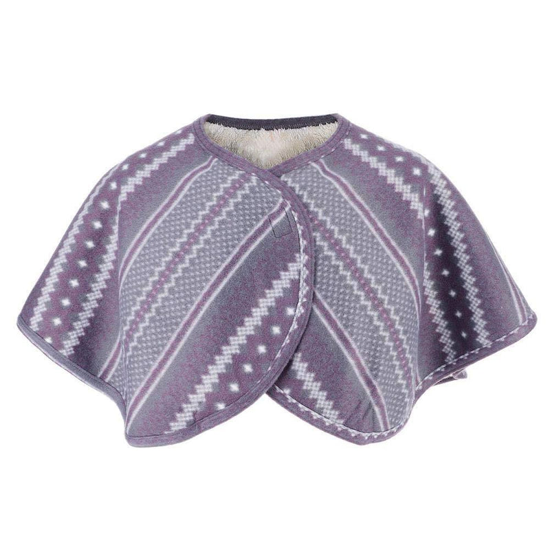 [Australia] - Warm Shoulder Shawl Cape, Washable Neck Heat Pad Double-sided Plush Shoulder Shawl for Winter 