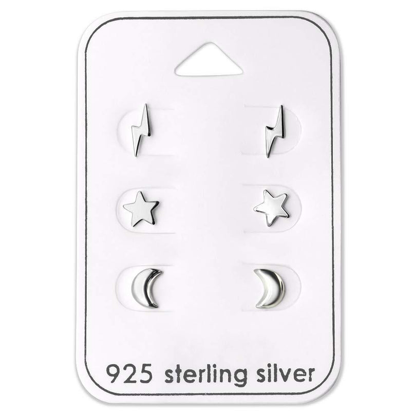[Australia] - The Rose & Silver Company Women 925 Sterling Silver Tiny Sky Set 