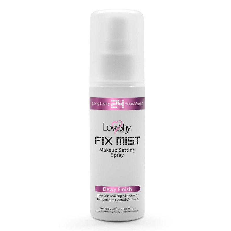 [Australia] - Make up setting spray by LoveShy Cosmetics- setting spray with smudge Proof Formula make up fixing spray for face Long-lasting Effect, 50ml makeup fixing spray fixing spray make up (Dewy) Dewy 