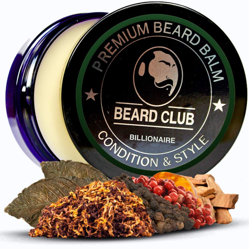 [Australia] - Premium Beard Balm | Billionaire | The Best Beard Conditioner & Softener to Shape & Style your Beard, While Stopping Beard Itch & Flakes | Natural & Organic | Great for Hair Care & Growth Vanilla 