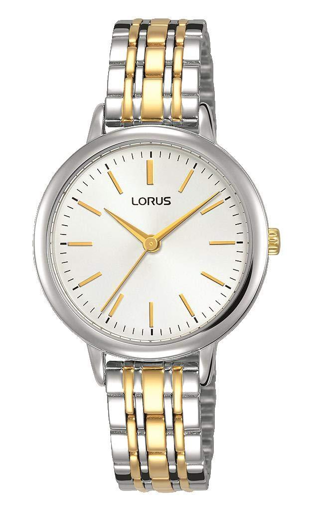 [Australia] - Lorus Ladies Two Tone Bracelet Watch White Dial RG295PX9 
