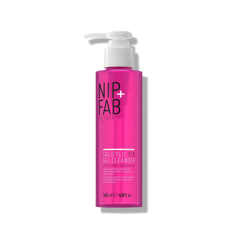 [Australia] - Nip + Fab Salicylic Fix Gel Face Cleanser with Niacinamide, Hydrating BHA Facial Cleansing Face Wash, 145 ml 