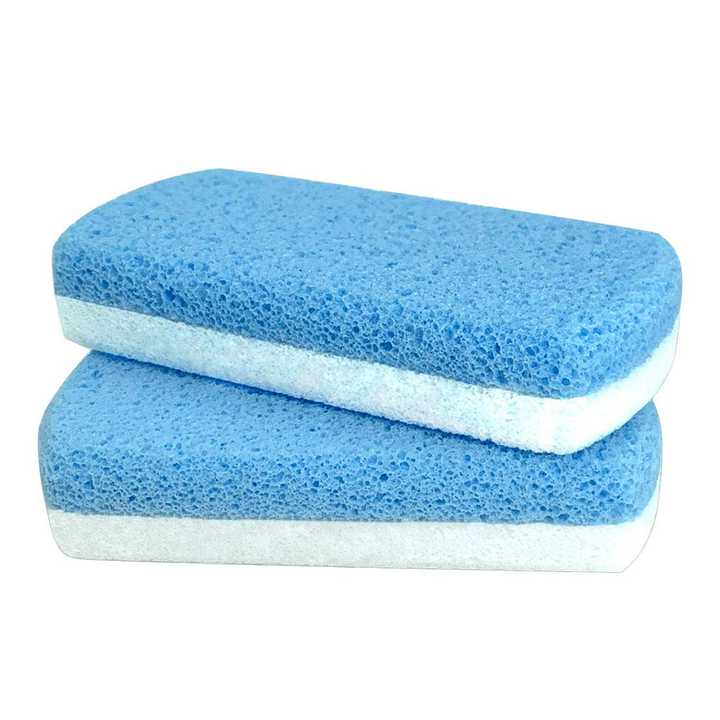[Australia] - Maryton Glass Pumice Stone for Feet, Callus Remover and Foot Scrubber & Pedicure Exfoliator Tool Pack of 2 2 Count (Pack of 1) 