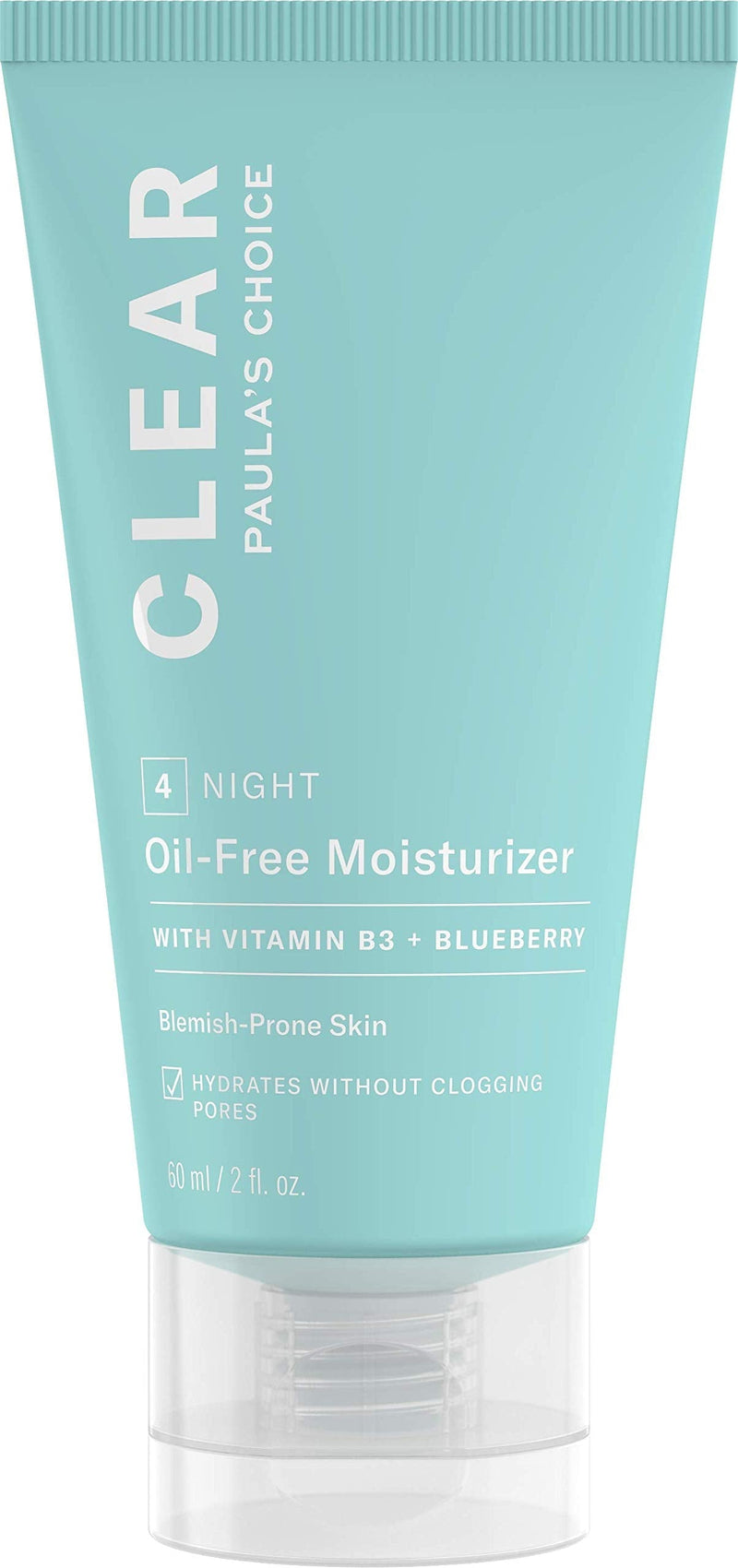 [Australia] - Paula's Choice Clear Oil Free Moisturiser - Fights Breakouts, Blackheads & Hydrates without Clogging Pores - with Niacinamide & Ceramides - Combination to Oily & Acne Prone Skin - 60 ml 