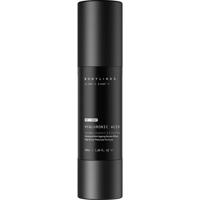 [Australia] - Bodylines Hyaluronic Acid Serum 50ml with 20% Vitamin C, 5% Vitamin E, Ferulic Acid & Turmeric 100% Vegan 