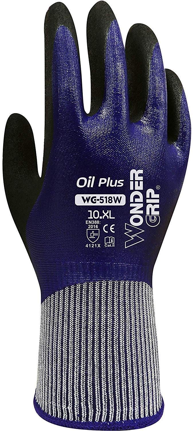 [Australia] - Wonder Grip WG-518W Oil Plus Oil-resistant Gloves, Size M/08 