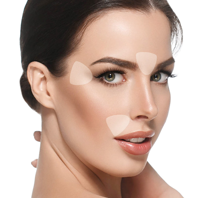 [Australia] - Blumbody Wrinkle Patches for Face - 160 Triangle Wrinkle Remover Strips for Smoothing Eye, Mouth or Forehead Wrinkles - Reusable Facial Wrinkle Patches that work as Anti Wrinkle Treatment Overnight 