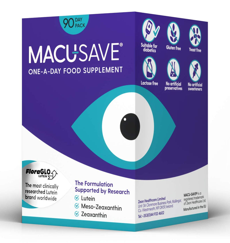 [Australia] - Macu-SAVE Food Supplement for Macular Health with Meso-Zeaxanthin/Lutein and Zeaxanthin - 90 Capsules 