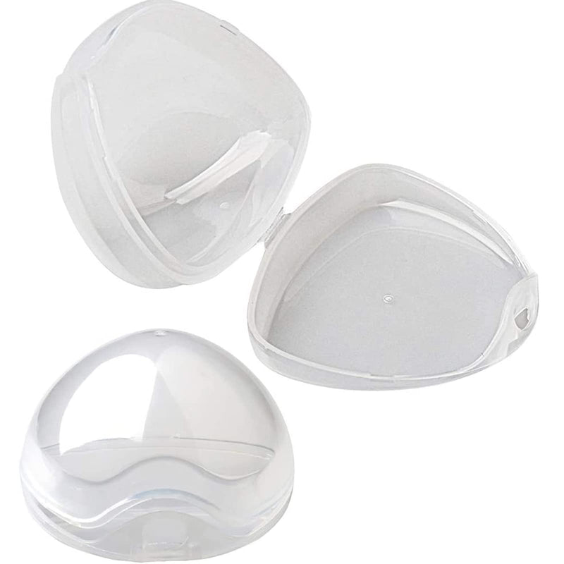 [Australia] - pengxiaomei 2 Pack Dummy Case, Transparent Pacifier Case Soother Pod Pacifier Holder Box for Kids 