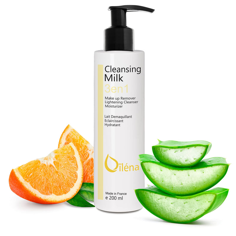 [Australia] - Make-up Remover Lightening Cleansing Milk Micellar Milk Facial Cleanser for Sensitive Skin Cleanser Make up waterproof Remover 200 ml 