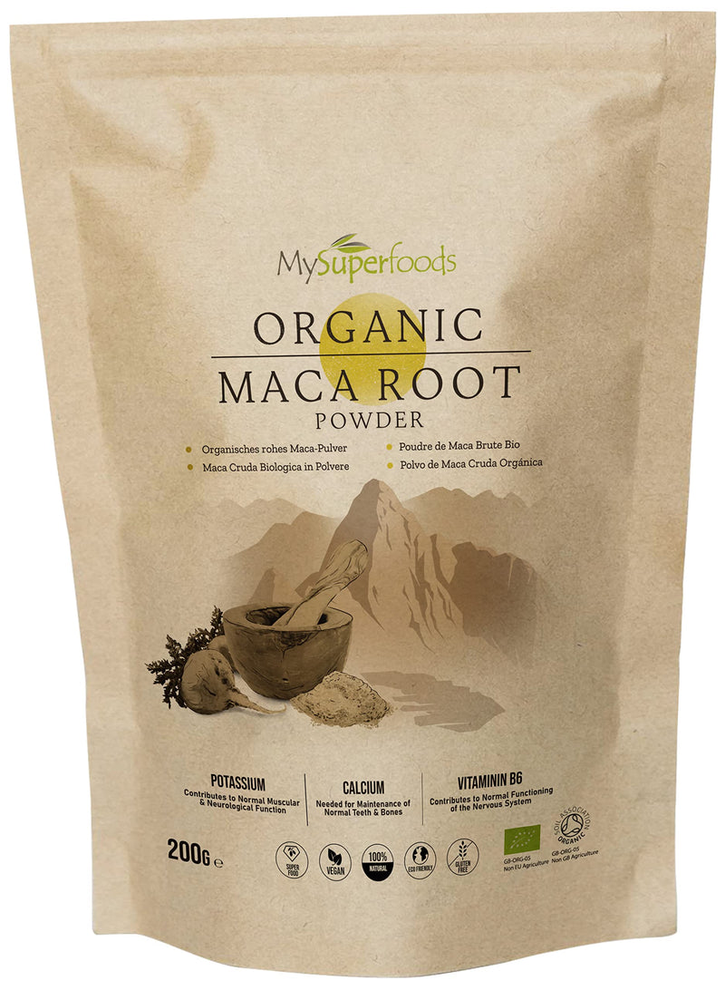 [Australia] - MySuperfoods Organic Maca Root Powder 200g Regular 200 g (Pack of 1) 