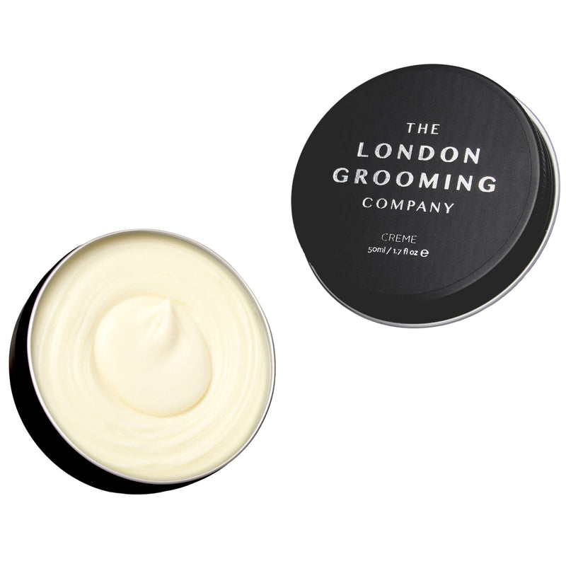 [Australia] - The London Grooming Company Creme for Men - Medium Hold and Low Shine Matte Finish - 50 ml Water Based Men's Hair Product, Easy to Wash Out - Oud Wood Scent 50 ml (Pack of 1) 
