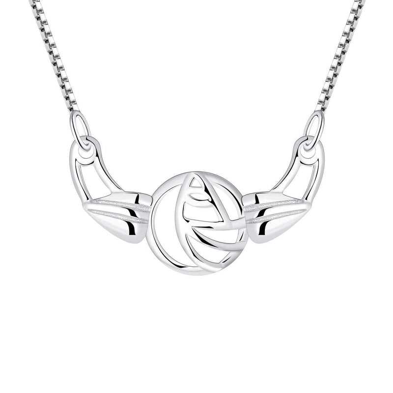 [Australia] - YL Women Silver Necklace 925 Sterling Silver Charles Rennie MacKintosh Rose Glasgow Rose Pendant Necklace for Women,45+3 CM 