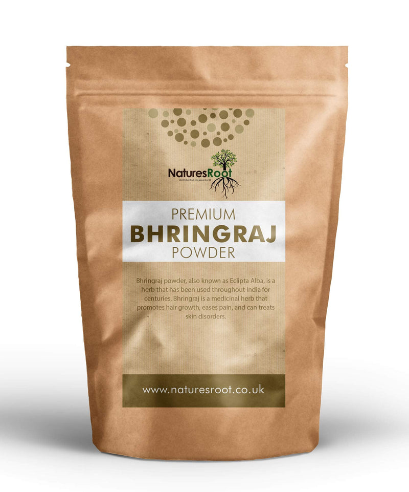 [Australia] - Natures Root Pure Bhringraj Powder 125g - For Healthy Hair Growth | Eclipta Alba Powder | For a Dandruff-Free Scalp 125 g (Pack of 1) 