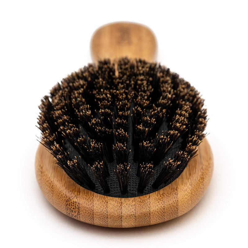 [Australia] - Boar Bristle Hair Brush Set - Work Best for Thin, Short and Fine Hair. Designed for Women, Men and Kids. Add Healthy Shine, Improve Texture, Reduce Frizz. Wood Detangler Comb 