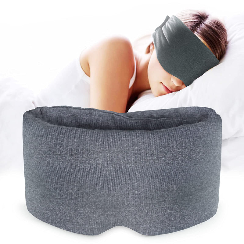 [Australia] - Sysrion Sleep Mask - Ultra Soft Comfortable Sleeping Mask for for Home Sleep Travel Shift Work, Nose Pad Designed Light Blocking Eye Blinder, Fully Adjustable Strap and Skin Friendly 
