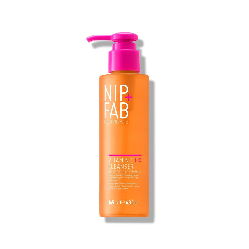 [Australia] - Nip + Fab Vitamin C Fix Gel Cleanser for Face, Brightening Hydrating Facial Cleansing Face Wash for Skin Toning, 145 ml 