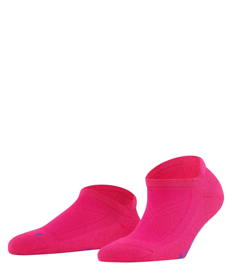 [Australia] - FALKE Women's Cool Kick Trainer Socks Breathable Quick Dry Black White More Colours Thin Colourful Ankle Socks For Sneaker Plain Cushioned Sole Ideal For Summer Casual Looks 1 Pair 5-6 Pink (Gloss 8550) 