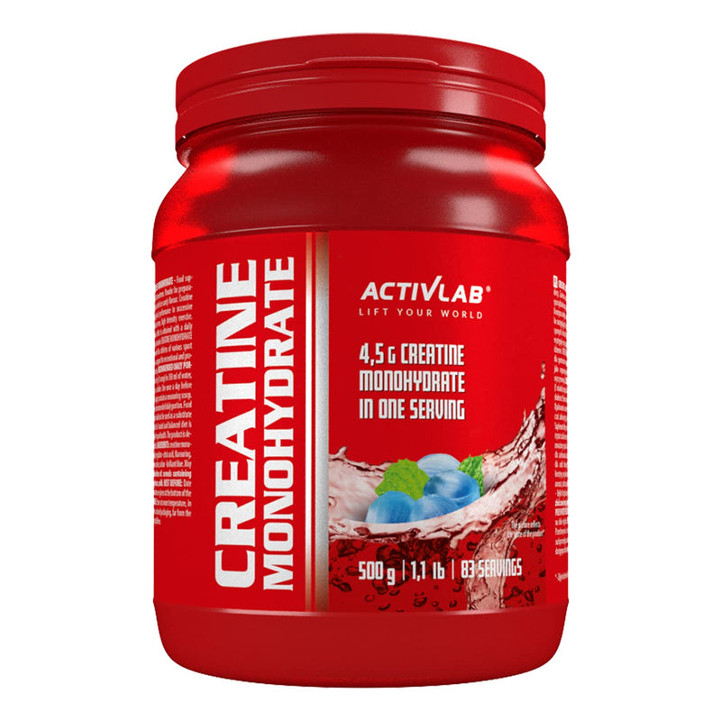 [Australia] - Activlab Creatine Monohydrate - 500g Jar | Optimum Nutrition Pre-Workout 83 Servings | Creatine Powder for Muscle Growth- Iced Candy Flavor 
