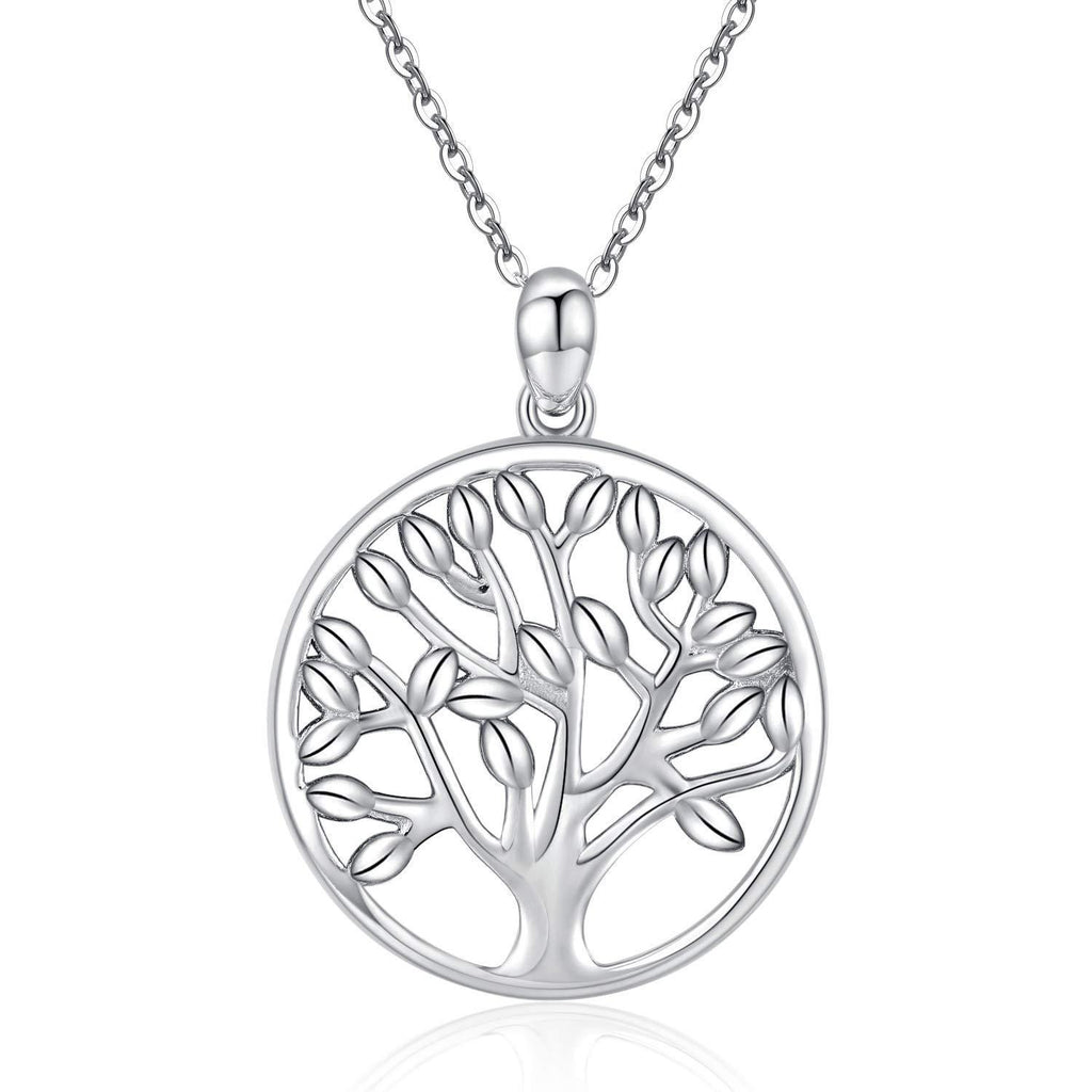 [Australia] - Tree of Life Necklace for Women 925 Sterling Silver Life on Tree Pendant Family Tree Necklace Gifts for Women C-tree of life 