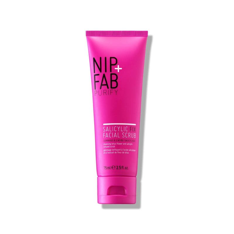 [Australia] - cNip + Fab Salicylic Acid Fix Scrub for Face with Vitamin E and Volcanic Rock Exfoliating Facial Cleanser Exfoliant for Pores and Oil Control, 75 ml 