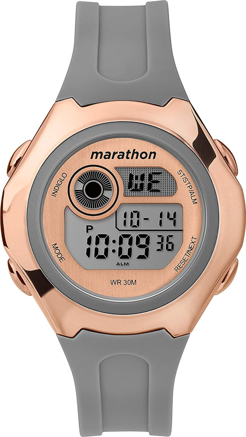 [Australia] - Timex Women's Marathon by Timex Digital 39 mm Grey/Rose 