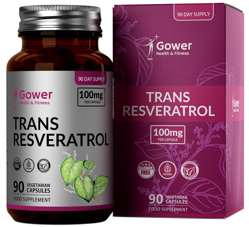 [Australia] - GH Trans Resveratrol | Japanese Knotweed Extract - 100mg per Serving | 90 Reservatrol Vegan Capsules | Manufactured in ISO Licenced Facilities | Non-GMO, Dairy Free & Gluten Free 