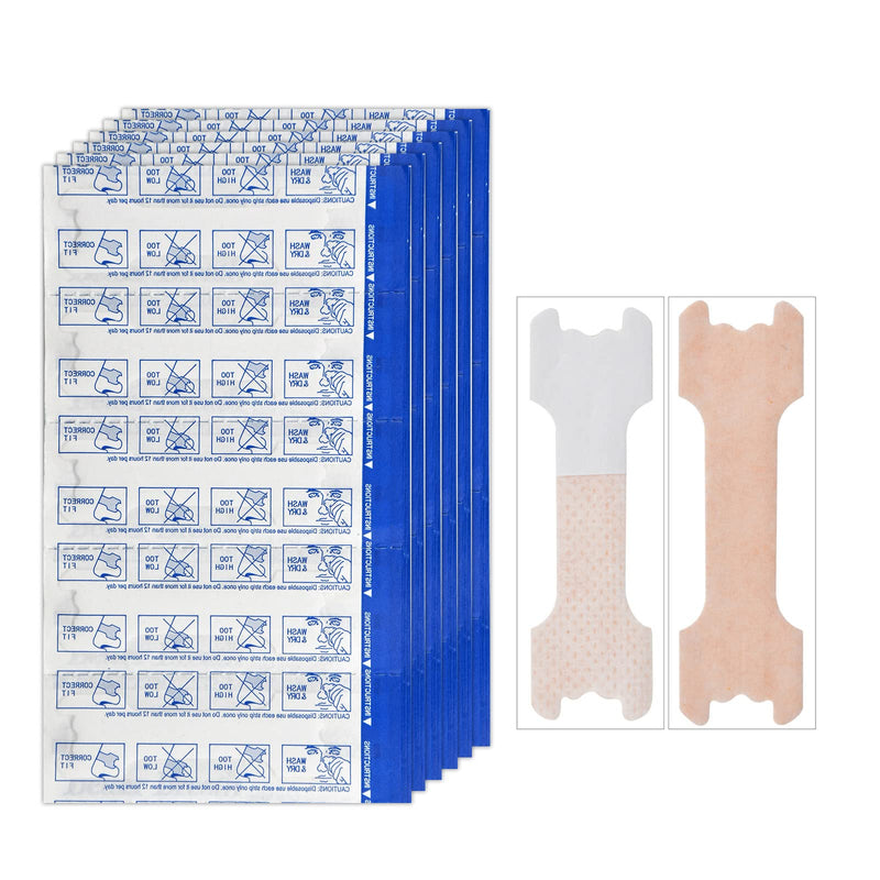 [Australia] - 100 Count Nasal Strips Breath Easy Anti Snoring Improve Sleeping (66mm*19mm) 100 
