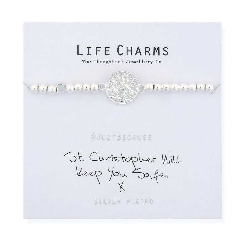 [Australia] - Life Charms St Christopher Will Keep You Safe Bracelet 