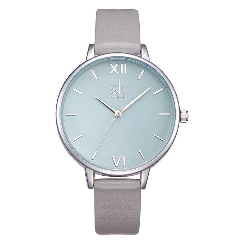 [Australia] - SK Fashion Women Watches Leather Band Simple Female Watches Decent Casual Waterproof Lady Watch K0056l03 