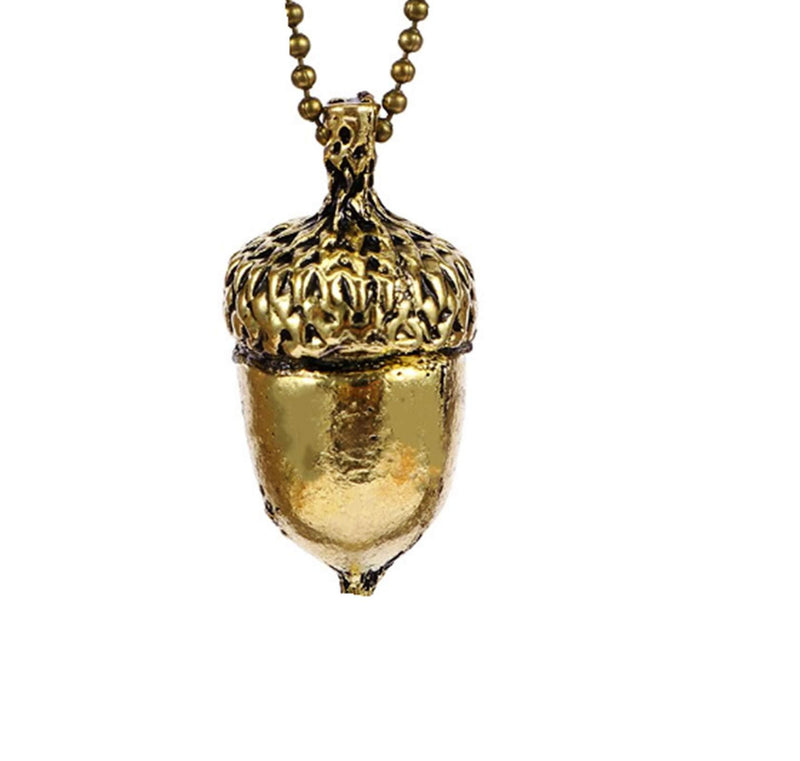 [Australia] - Acorn necklace, Teacher's Gift Appreciation, Autumn Jewellery for her, tree and nature lover present 