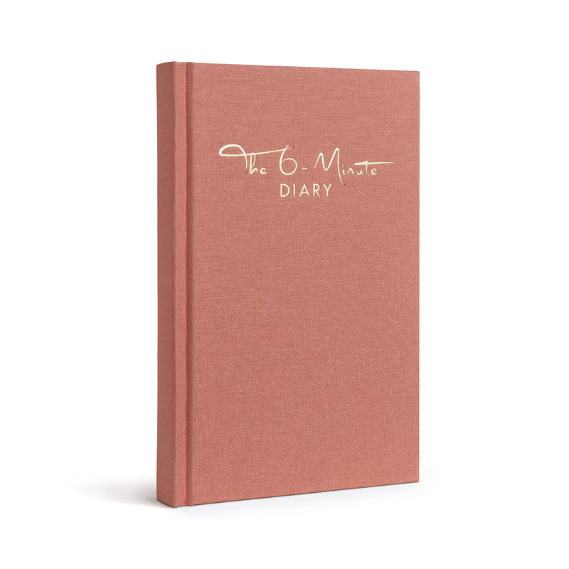 [Australia] - The 6-Minute Diary (The Original) | Gratitude Journal for Men & Women | Manifestation Journal | Daily Wellness Journal for More Mindfulness Antique Pink English 