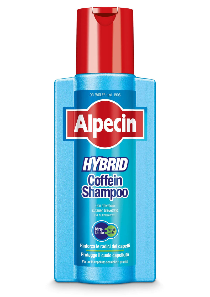 [Australia] - Alpecin Hybrid Shampoo 250ml | Shampoo for natural hair growth for sensitive and dry scalp | Hair loss shampoo for man hair 
