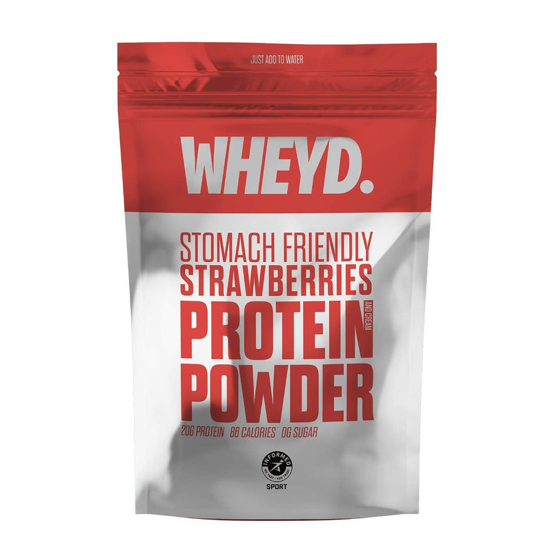 [Australia] - WHEYD Protein Powder - Grass Fed Hydrolysed Whey Isolate - Strawberry & Cream (720g, 30 x 24g Servings, Low Lactose) 24 g (Pack of 30) 