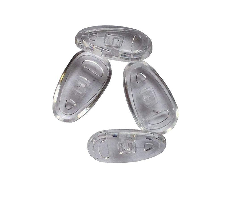 [Australia] - Premium Grade Soft Silicone Nosepads- Tear Drop “A” Shaped Push Click or Screw in Nose Pads – 4 Different Sizes, 11mm, 13mm 15mm, 17mm. Different Qty for Sunglasses Eyeglasses by Sports World Vision 11mm Push Fit 10 Pairs 