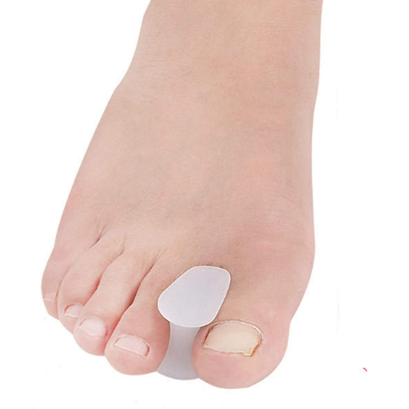 [Australia] - 10 Pieces /5 Pairs Gel Toe Spacers, Toe Separators Bunion Corrector Gel Orthotics for Bunion, Overlapping Toes - L Size(Updated Soft Version) 