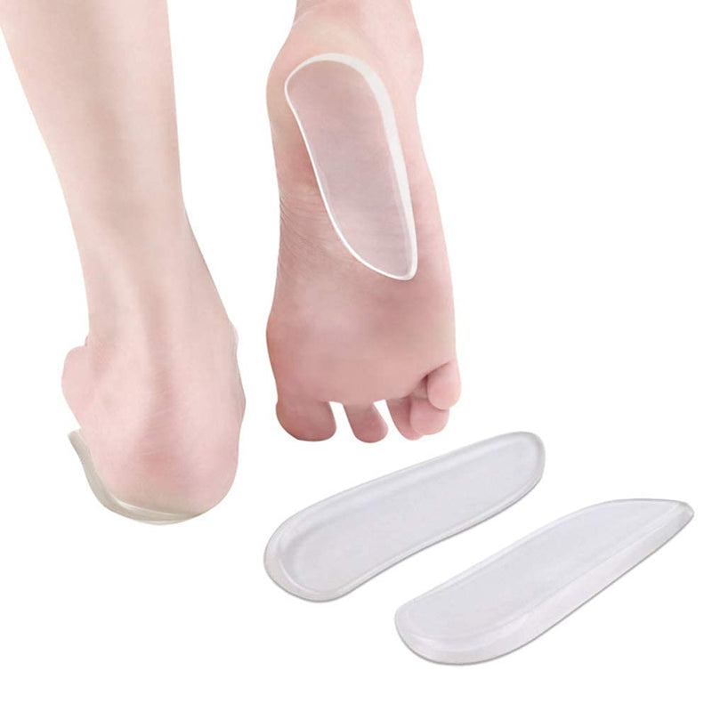 [Australia] - HEALLILY Heel Wedge Insert Medial Lateral Heel Insoles Supination Pronation Corrective Shoe Inserts for Foot Alignment Bow Leg Osteoarthritis 2 Pairs 