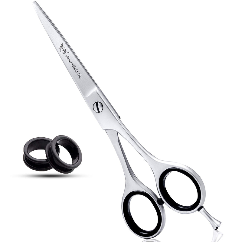 [Australia] - Focus World Hairdressers Scissors 6.5 Inch Barber Hair Scissors for Professional Hairdressing of Men & Women - Japanese Stainless Steel, Silver, 6.5 Inch, 1.0 count 