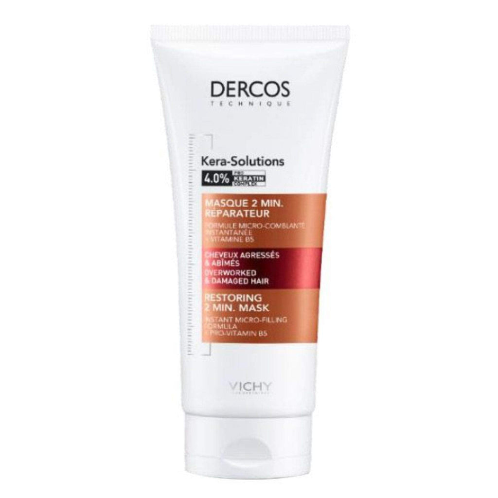 [Australia] - Vichy Dercos Kera Solutions Restoring 2 Min. Mask Overworked & Damaged Hair 200ml 