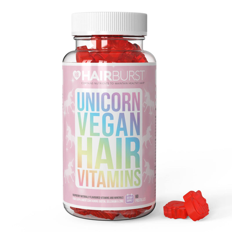 [Australia] - Chewable Vegan Hair Vitamins - Hair Vitamins for Growth and Hair Loss – Hair Supplements for Both Men and Woman - Biotin Hair Growth Vitamins - 1 Month Supply - 60 Gummies - by Hairburst 