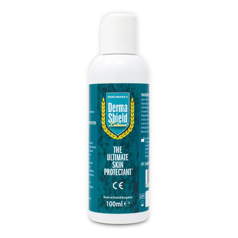 [Australia] - Derma Shield Barrier Cream 100ml Lotion - The Ultimate Waterproof Skin Shield for Hands, Body, Face - Clinically Proven Protection and Relief for Contact Dermatitis, Dry Skin 