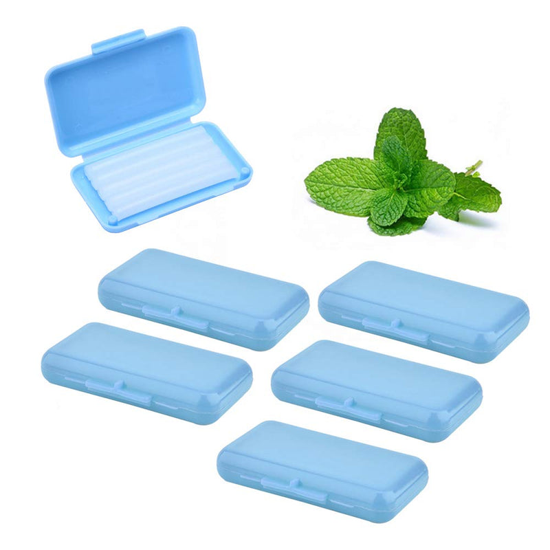 [Australia] - Angzhili 5 Boxes Orthodontic Wax, Relief Wax for Dental Brace Wearer and Patients for Oral Care (Mint Scent) Mint Scent 