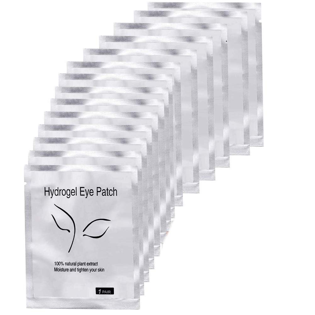 [Australia] - Yorgewd 100 Pairs Under Eye Gel Pads Eyelash Extension Pads Lints Free Eyelash Patches for Pro Salon & Individual Eyelash (100 Pairs) 